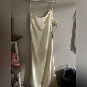 Jason wu satin midi dress